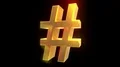 Hash tag hashtag rotate tweet twitter social media network post label pound 4k 4k or 4k+ Resolution