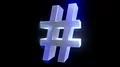 Hash tag hashtag rotate tweet twitter social media network post label pound 4k 4k or 4k+ Resolution