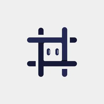 Hashbotx Logo Stock Illustration