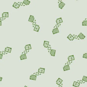 Hashing algorithm glyph vector seamless pattern Stock Illustration