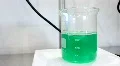Hashing of green solution HD Footage