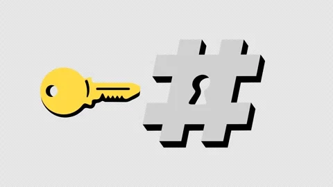 Hashing, hash function, hash sum and hash with key, graphic animation Stock-Footage 300294177