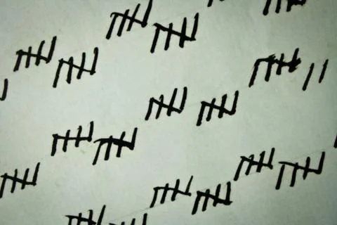 Hashmarks 库存照片