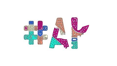 Hashtag #AK. Animated text isolated on White background, 4K video. Stock Footage 162875406