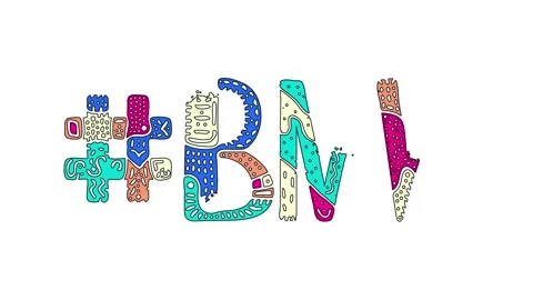 Hashtag #BMW. Animated text isolated on White background, 4K video. Stock Footage 162874751