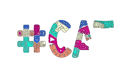 Hashtag #CAT. Animated text isolated on White background, 4K video. Stock Footage 162874817