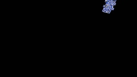 HASHTAG RAIN WITH ALPHA CHANNEL HORIZONTAL Stock Footage 124287933