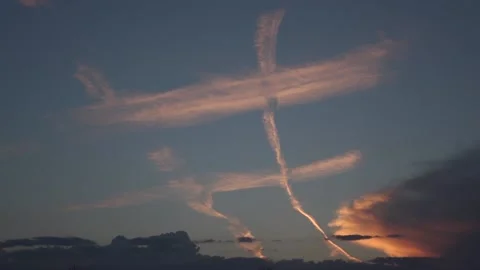 Hashtag-Sky-Timelapse Stock Footage