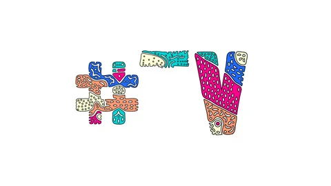 Hashtag #TV. Animated text isolated on white background, 4K video. Stock Footage 157992125