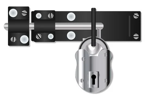 Hasp And Staple Stock Illustration