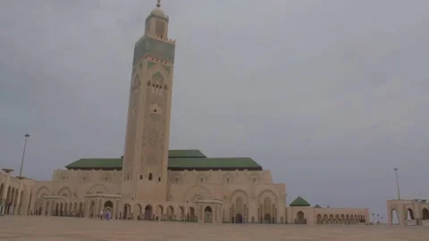 Hassan 2 mosque timelapse Video stock 287883232