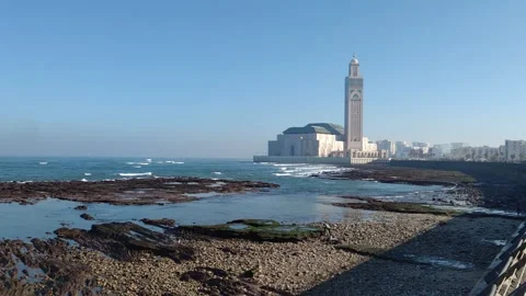 Hassan II Mosque Stock Footage 258901969