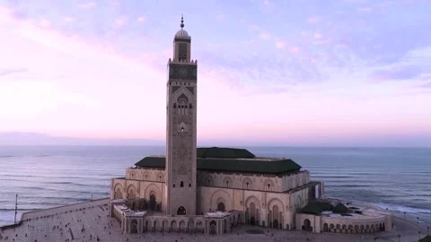 The Hassan II Mosque Stock Footage 265780426