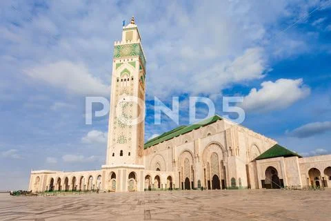 Hassan II Mosque Stock Photos