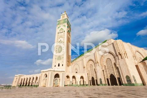 Hassan II Mosque Stock Photos