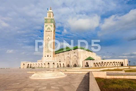 Hassan II Mosque Stock Photos