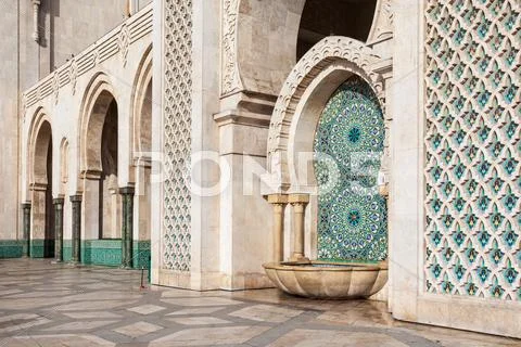 Hassan II Mosque Stock Photos