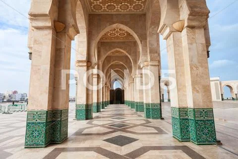 Hassan II Mosque Stock Photos