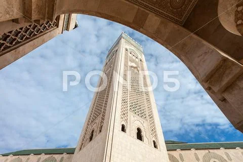 Hassan II Mosque Stock Photos