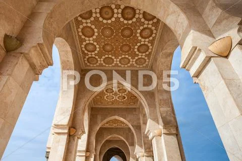 Hassan II Mosque Stock Photos