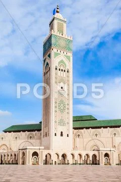 Hassan II Mosque Stock Photos