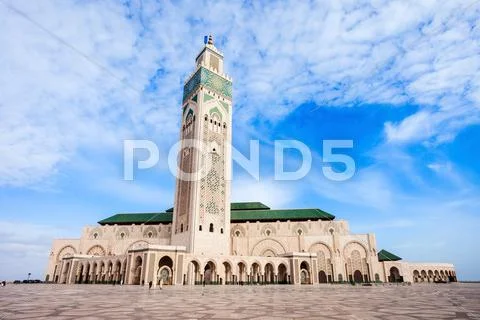 Hassan II Mosque Stock Photos