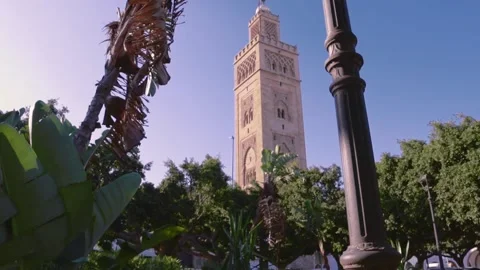 "Hassan II Mosque Tower View in Casablanca, Morocco – Scenic Landmark" Stock Footage 299576640