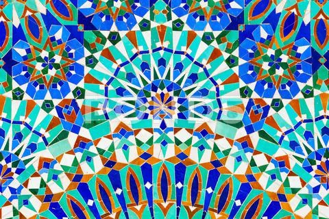 Hassan Mosque design Stock Photos