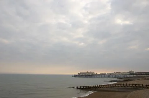Hasting pier Stock Photos