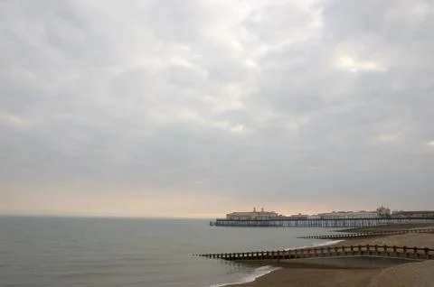 Hasting pier Stock Photos