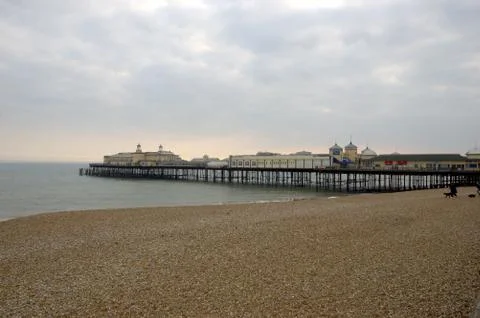 Hasting pier Stock Photos
