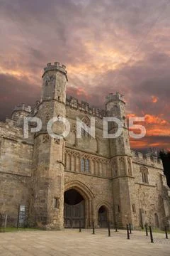 Hastings Battle Abbey Stock Photos