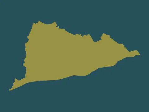 Hastings, England - Great Britain. Solid color shape Illustrazione stock