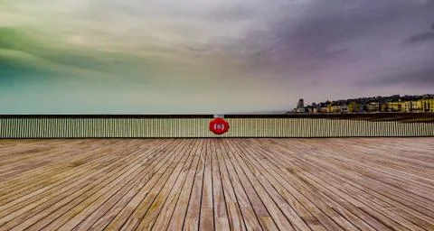 Hastings Pier Foto stock