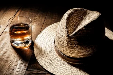 Hat and Alcohol Stock Photos