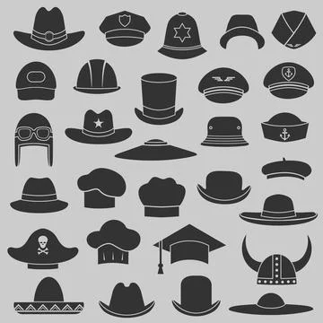 Hat and cap Stock Illustration