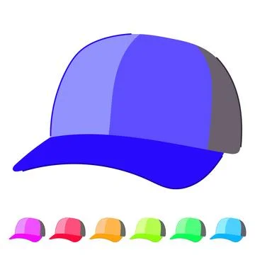 Hat baseball cap vector cartoon graphic Stock Illustration