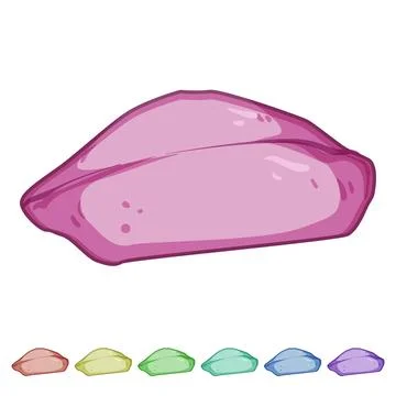 Hat beret cartoon vector graphic Illustrazione stock