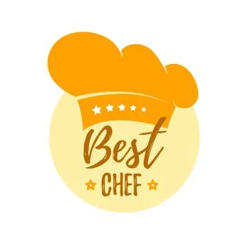 Hat best chef Stock Illustration