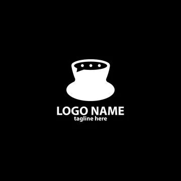 Hat chat logo design vector Illustrazione stock