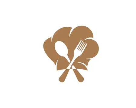 Hat chef logo template vecto Stock Illustration