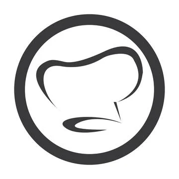 Hat chef logo template vector illustration and symbol vector template Stock Illustration
