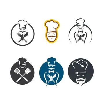 Hat chef logo vector illustration Stock-Illustration