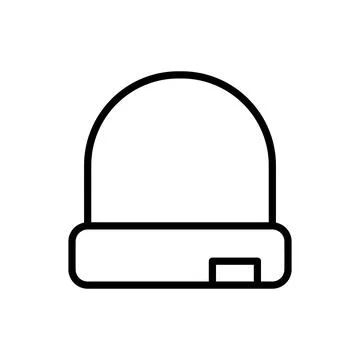 Hat, clothes icon. Simple line, outline vector elements of hipster style icons イラスト素材