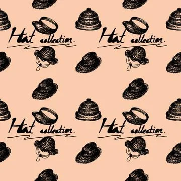 Hat collection vector Stock Illustration