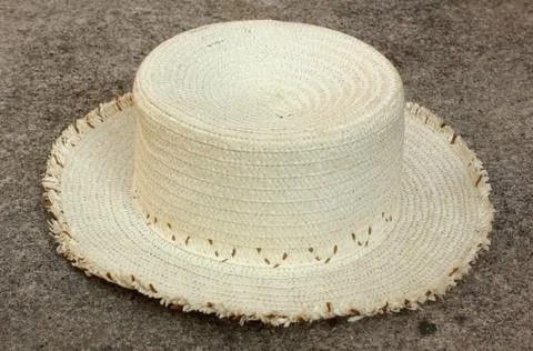 Hat on a concrete background Stock Photos