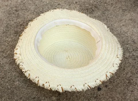 Hat on a concrete background Stock Photos