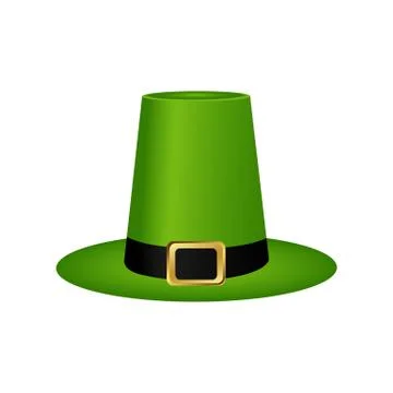 Hat cylinder on St. Patrick s Day Stock Illustration