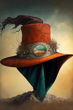 Hat of disguise Stock Illustration