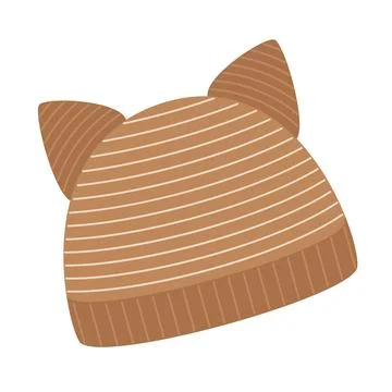 Hat with ears Stock Illustration